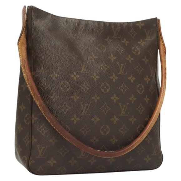LOUIS VUITTON Monogram Looping GM Shoulder Bag LV Auth - Picture 1 of 16